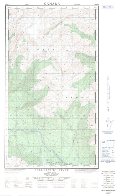 Bell-Irving River East, BC (104A06 CanMatrix)