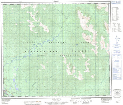 Anzac River, BC (093J16 CanMatrix)