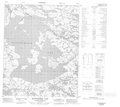 Rockinghorse Lake, NU (086H16 CanMatrix)