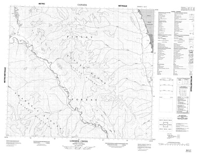 Lorimer Creek, BC (094C07 CanMatrix)