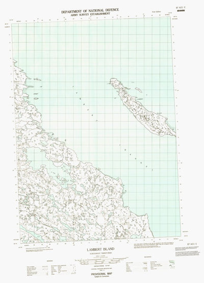Lambert Island East, NU (087A11 CanMatrix)