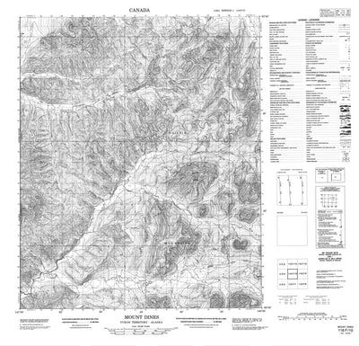 Mount Dines, YT (116F10 CanMatrix)