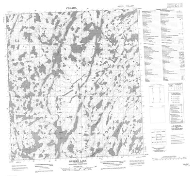 Barker Lake, NT (085O01 CanMatrix)