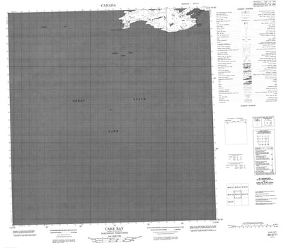 Cake Bay, NT (085G11 CanMatrix)