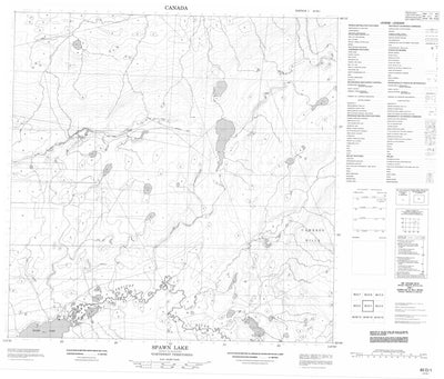 Spawn Lake, NT (085D01 CanMatrix)