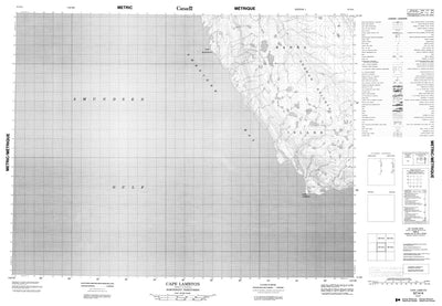 Cape Lambton, NT (097H04 CanMatrix)