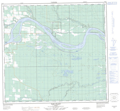 Sled Island, AB (084J05 CanMatrix)