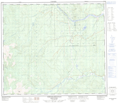 Portage Mountain, BC (093O16 CanMatrix)