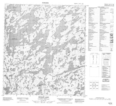 Beniah Lake, NT (085P08 CanMatrix)