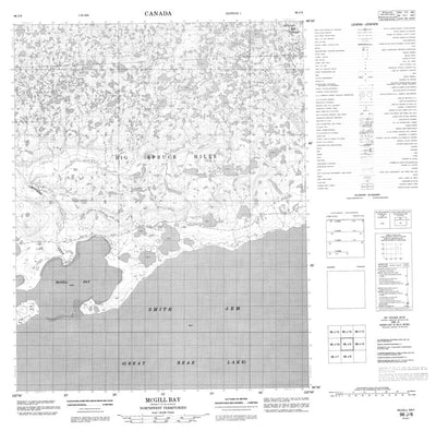 Mcgill Bay, NT (096J09 CanMatrix)