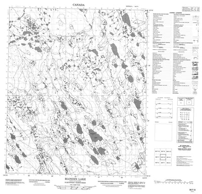 Blondin Lake, NT (096F08 CanMatrix)
