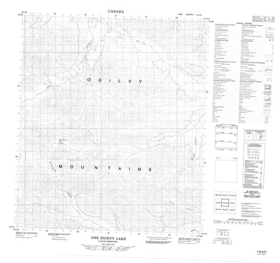 One Eighty Lake, YT (116A06 CanMatrix)