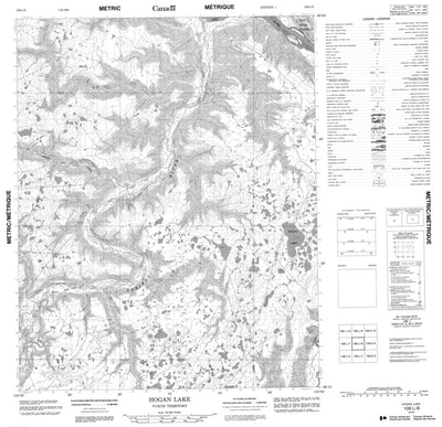 Hogan Lake, YT (106L08 CanMatrix)