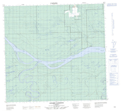 Adams Landing, AB (084J06 CanMatrix)
