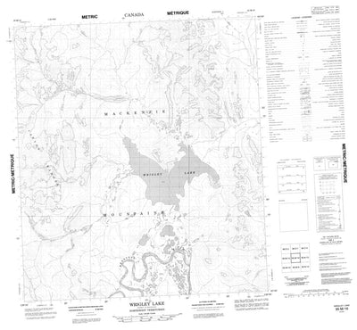 Wrigley Lake, NT (095M16 CanMatrix)