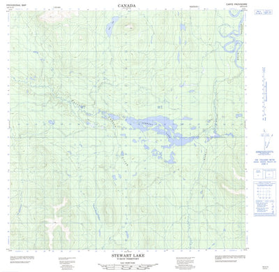 Stewart Lake, YT (105A10 CanMatrix)