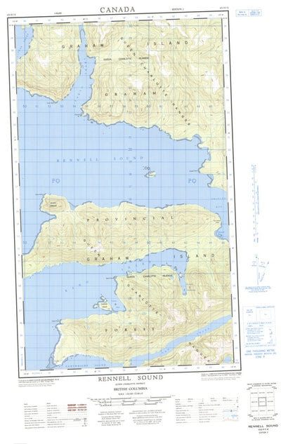 Rennell Sound East, BC (103F07 CanMatrix)