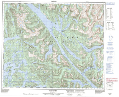 Lowe Inlet, BC (103H12 CanMatrix)