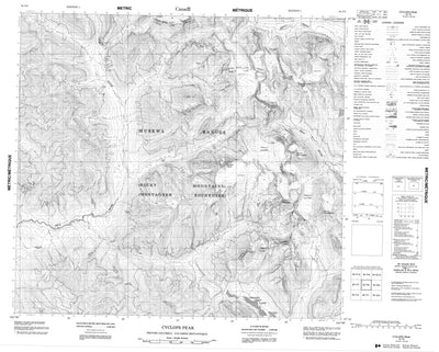Cyclops Peak, BC (094F08 CanMatrix)