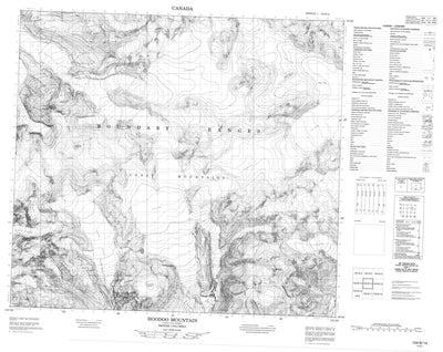 Hoodoo Mountain, BC (104B14 CanMatrix)