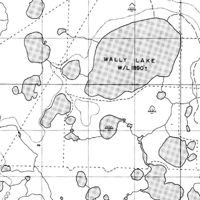 Wally Lake, AB (084M06 CanMatrix)
