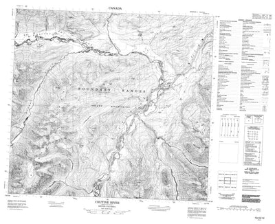 Chutine River, BC (104G12 CanMatrix)