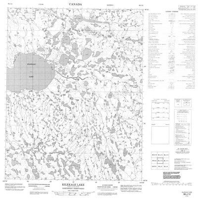 Kilekale Lake, NT (096J12 CanMatrix)