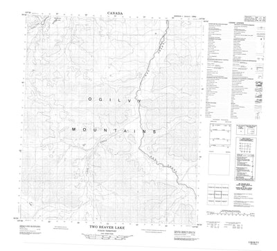 Two Beaver Lake, YT (116A11 CanMatrix)