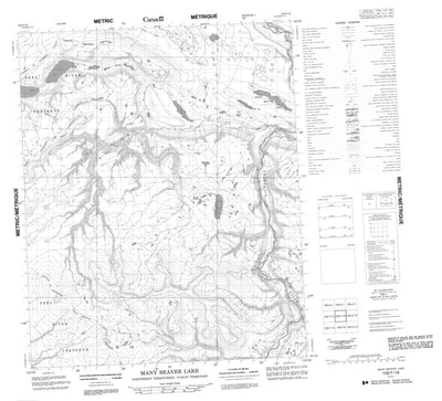Many Beaver Lake, NT (106F16 CanMatrix)