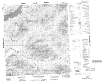 Husky Dog Creek, YT (105N01 CanMatrix)