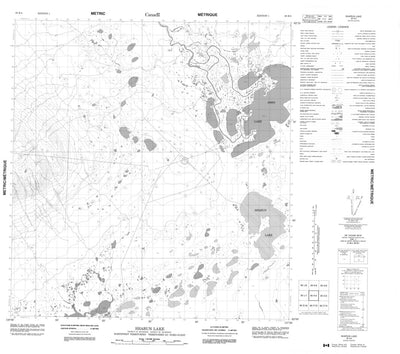 Sharun Lake, NT (085K04 CanMatrix)