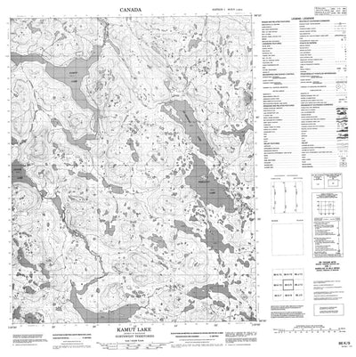 Kamut Lake, NT (086K09 CanMatrix)