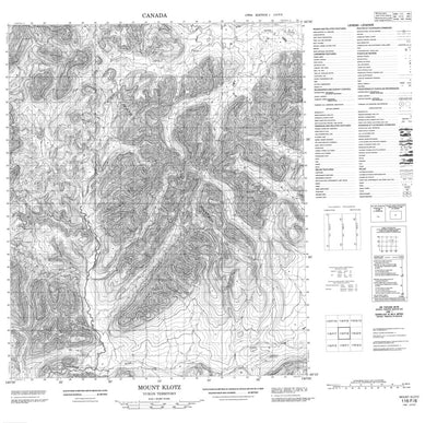 Mount Klotz, YT (116F08 CanMatrix)