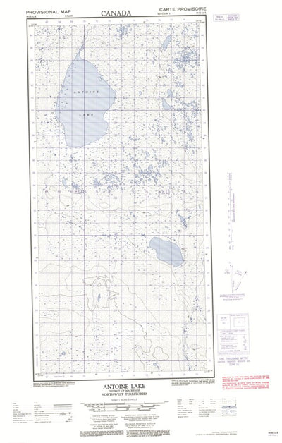Antoine Lake East, NT (095H12 CanMatrix)