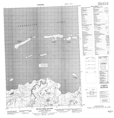 Seven Mile Island, NU (086O15 CanMatrix)