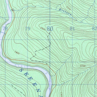 Cutoff Mountain, BC (093M12 CanMatrix)