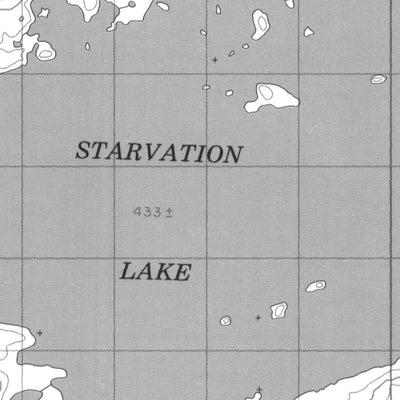 Starvation Lake, NT (086A15 CanMatrix)