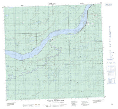 Vermilion Chutes, AB (084J07 CanMatrix)
