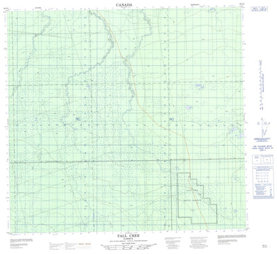 Tall Cree 173A, AB (084J04 CanMatrix)
