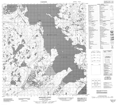 Bedford Point, NT (085K16 CanMatrix)