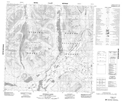 Jennings Lakes, BC (104O10 CanMatrix)