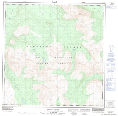 Mount Arkell, YT (105D12 CanMatrix)