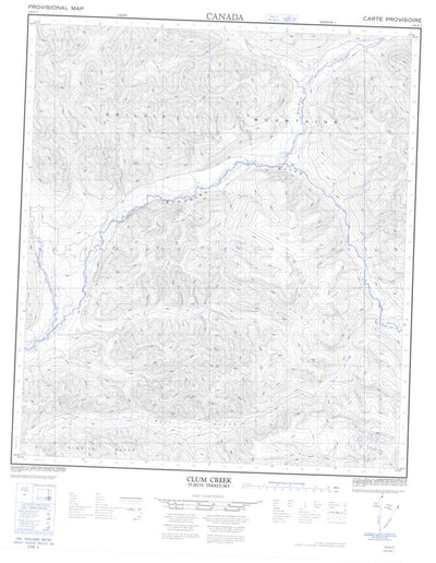 Clum Creek, YT (116A03 CanMatrix)
