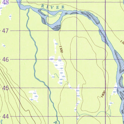 Bell-Irving River West, BC (104A06 CanMatrix)