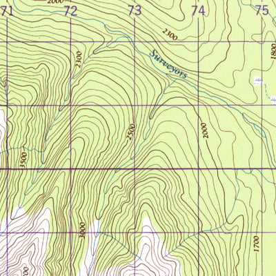 Bell-Irving River West, BC (104A06 CanMatrix)