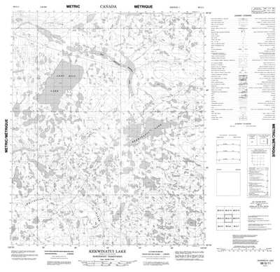 Kekwinatui Lake, NT (096G11 CanMatrix)