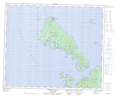 Stephens Island, BC (103J02 CanMatrix)