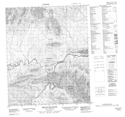Mount Bouvette, YT (116G07 CanMatrix)