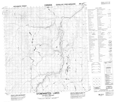 Stonemarten Lakes, NT (095E01 CanMatrix)