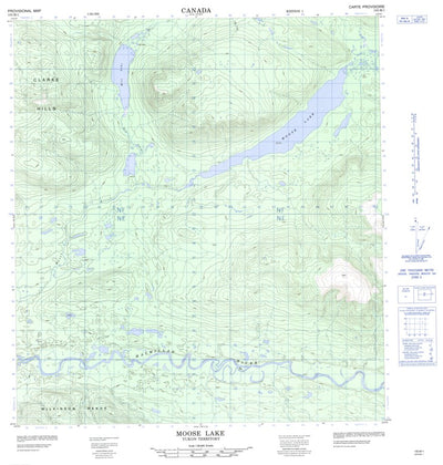 Moose Lake, YT (105M01 CanMatrix)